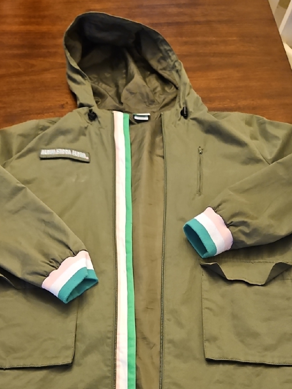 Alpha Kappa Alpha Ivy Box Rain Coat